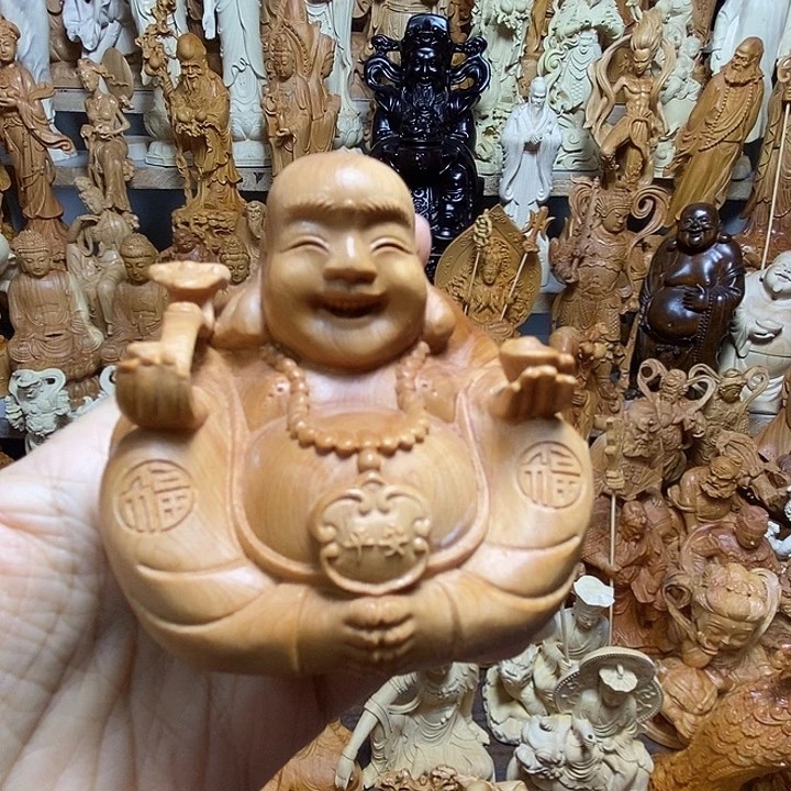 柏木（崖柏）弥勒佛