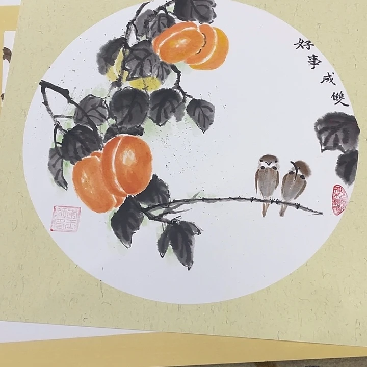国画38-38卡纸作品艺
