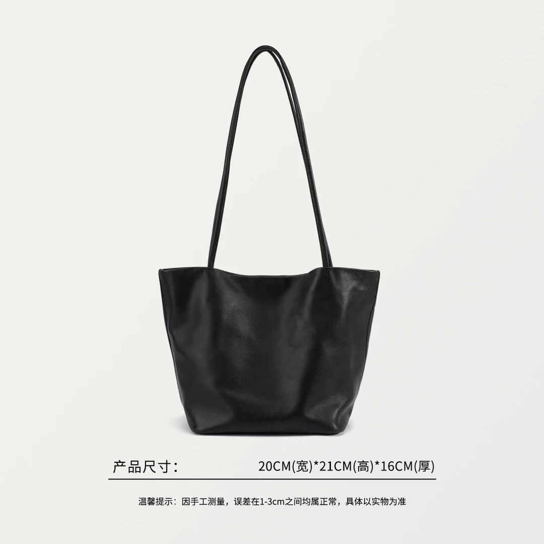 58368 韩版，26年新款羊皮托特包单肩手提包，尺寸：20×21×16cm