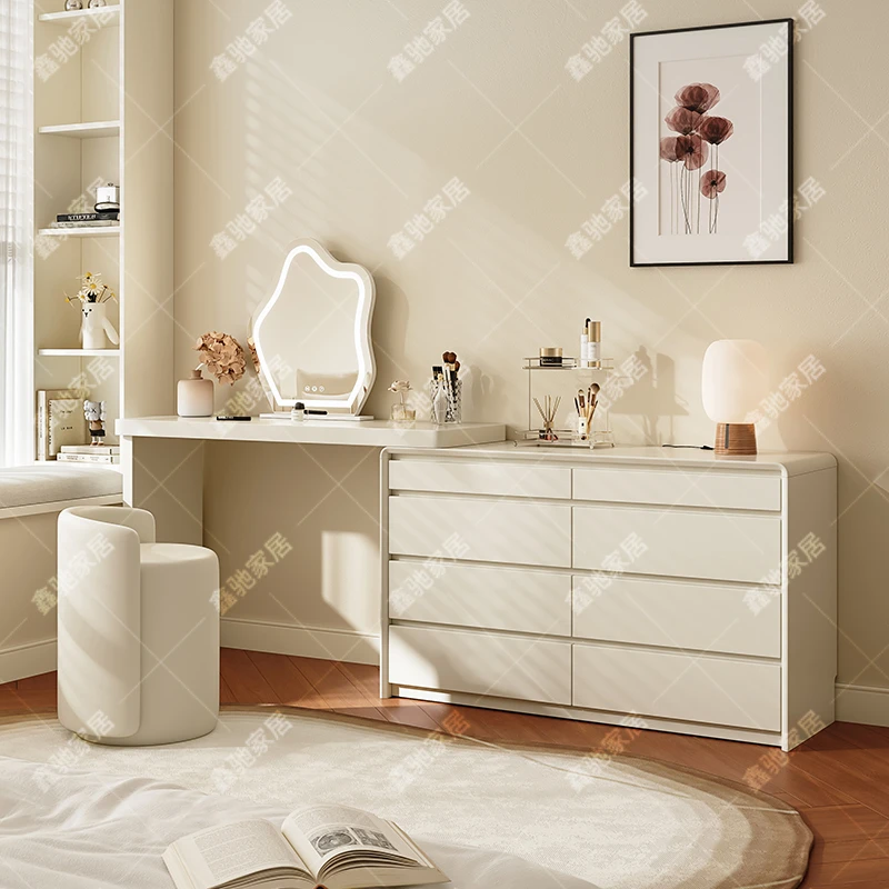【新号宠粉】25款全实木烤漆八斗柜化妆桌一体卧室梳妆台