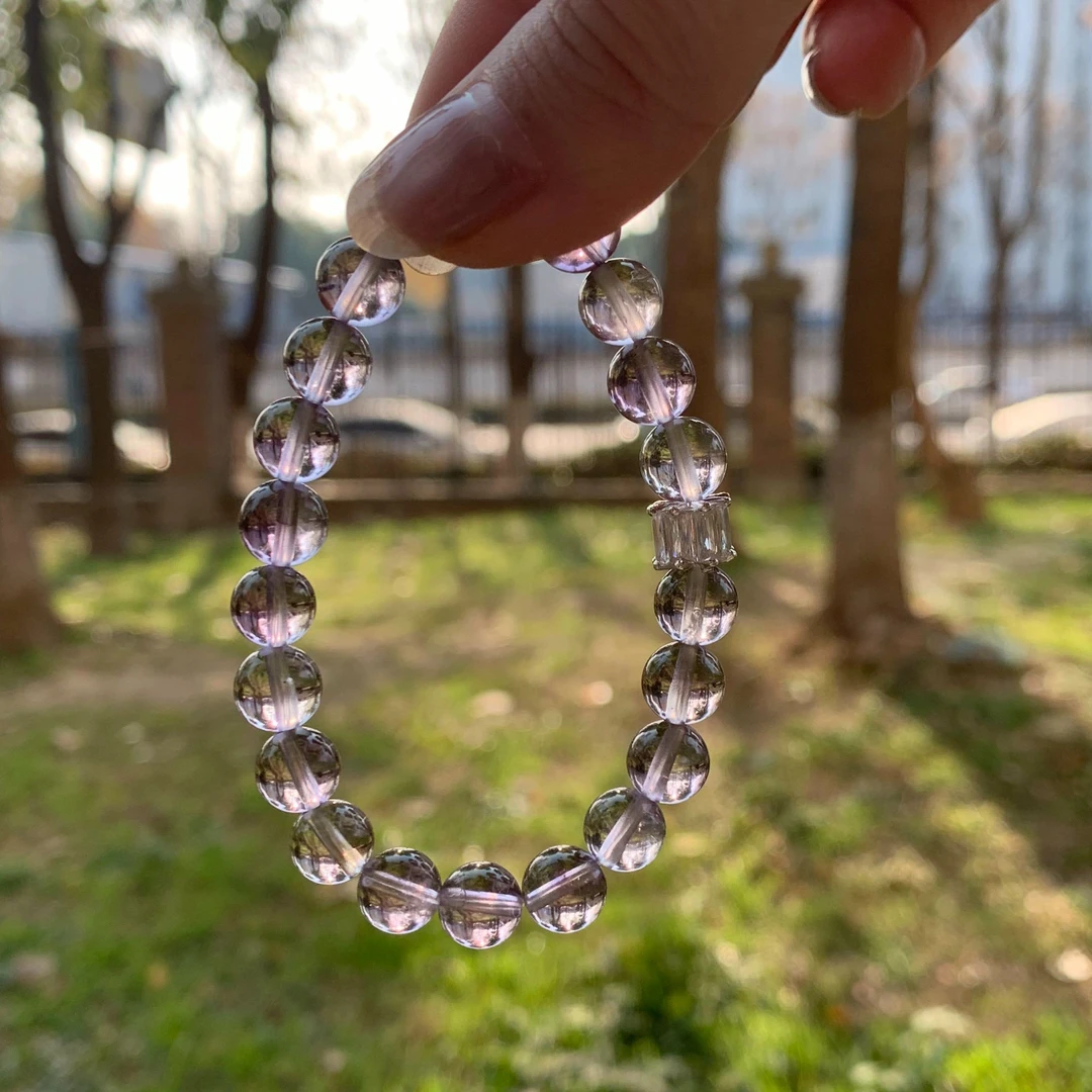 天然玻利维亚紫水晶天空之境近净体手串学业事业上岸女生生日礼物