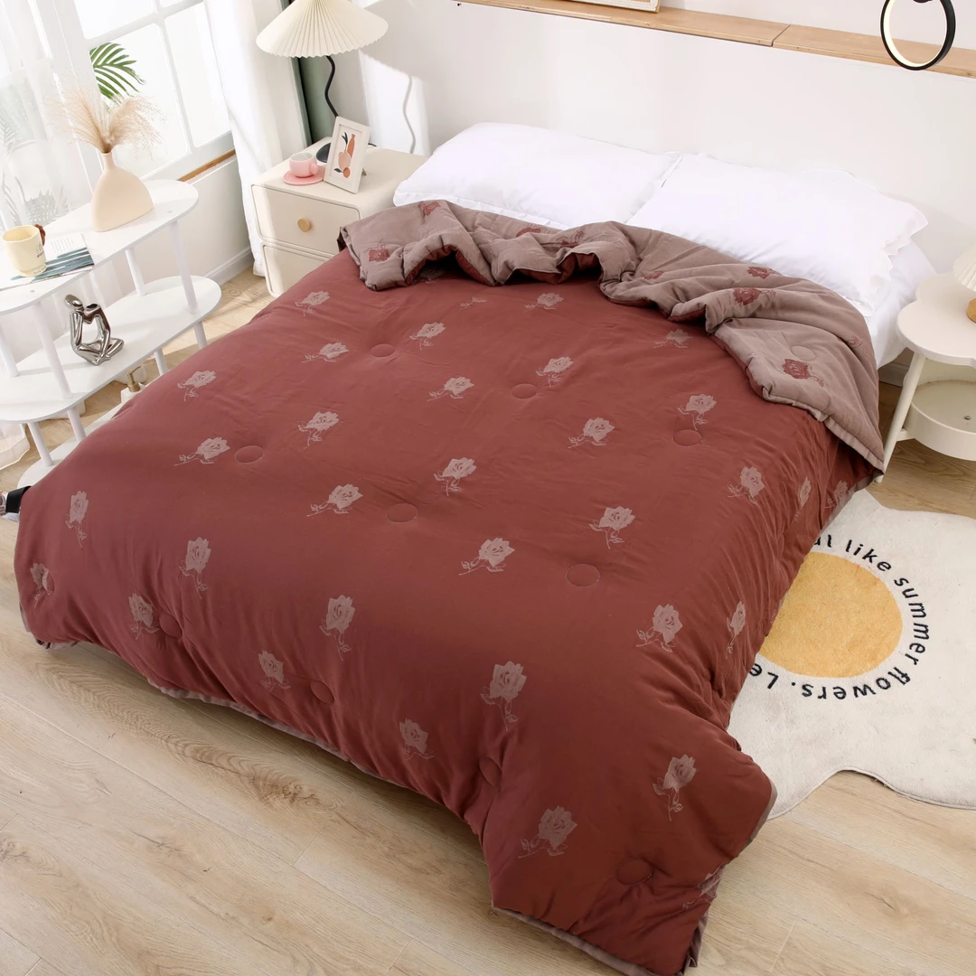 【玫瑰恋人-三件套】法式轻奢风格全棉纯棉床单枕套