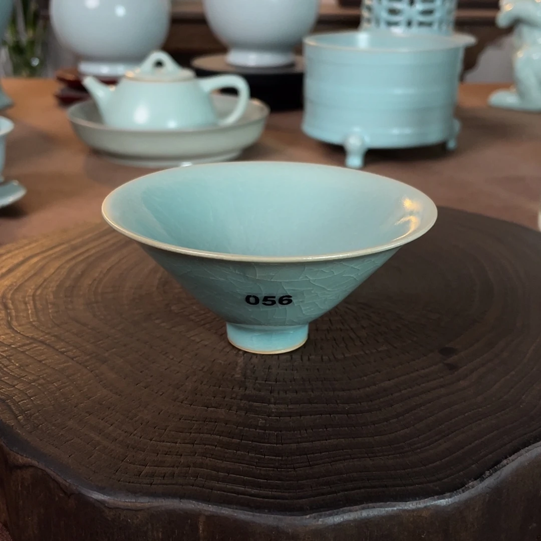 瓷微瑕简包056原矿汝瓷当代