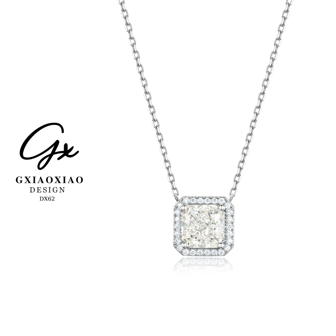 坠链均925银合成锆石 GXX【寻光系列】轻奢气质高級感项链 DX62