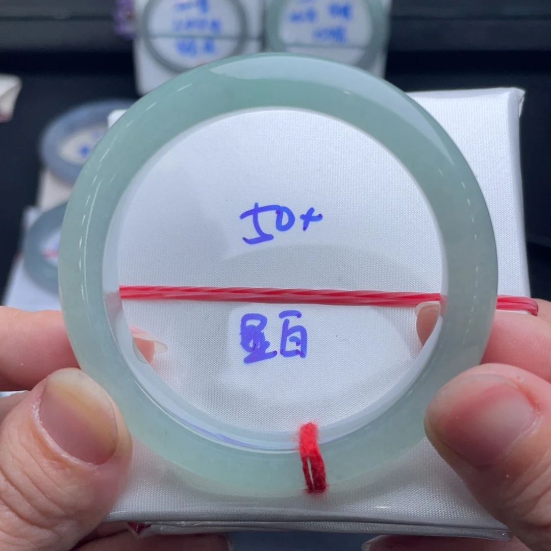 翡翠未镶嵌手镯翡翠手镯58