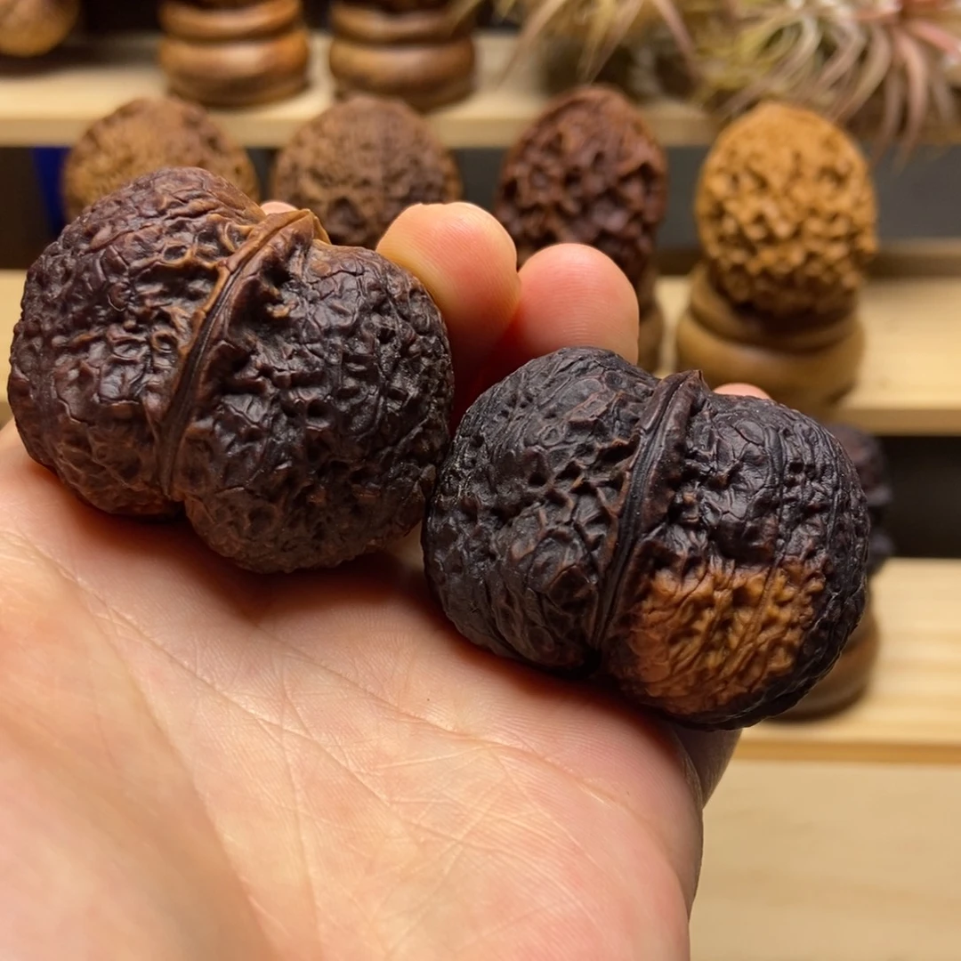 文玩核桃把件金蟾蛤蟆头44