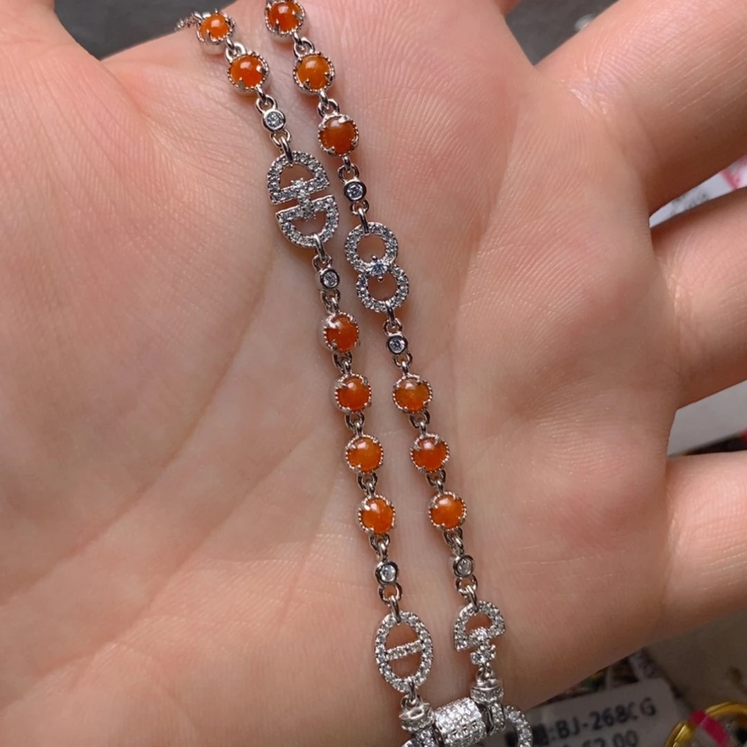 银S925镶嵌戒指翡翠百内无证书