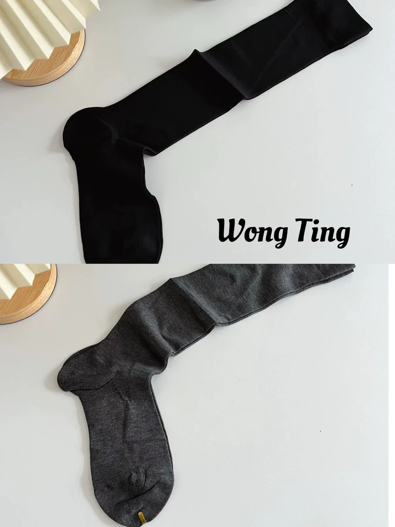 【W_ting】2025新款四色显瘦小腿袜1067