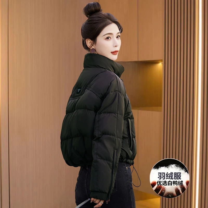 洋气短款羽绒服2025新款轻奢高级感小个子平湖爆款春秋冬韩版外套