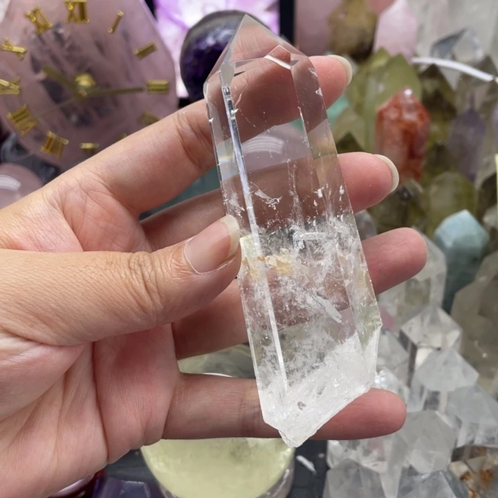 珠宝半成品水晶未镶嵌40晶中晶