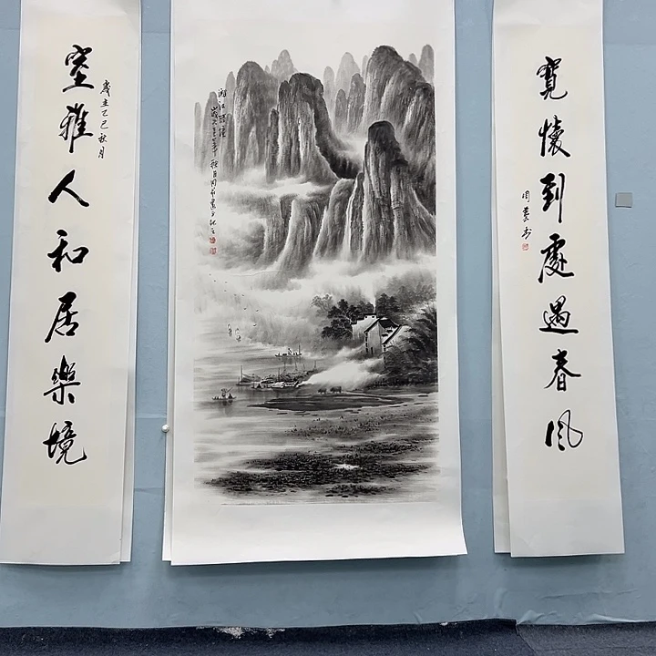 国画纯手绘国画作品大漏
