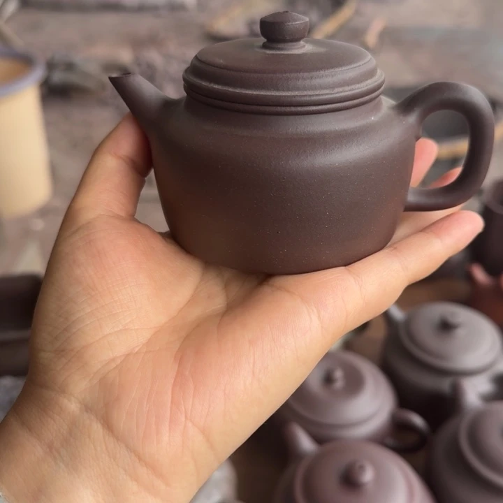 紫砂茶壶四号井紫泥德中特价