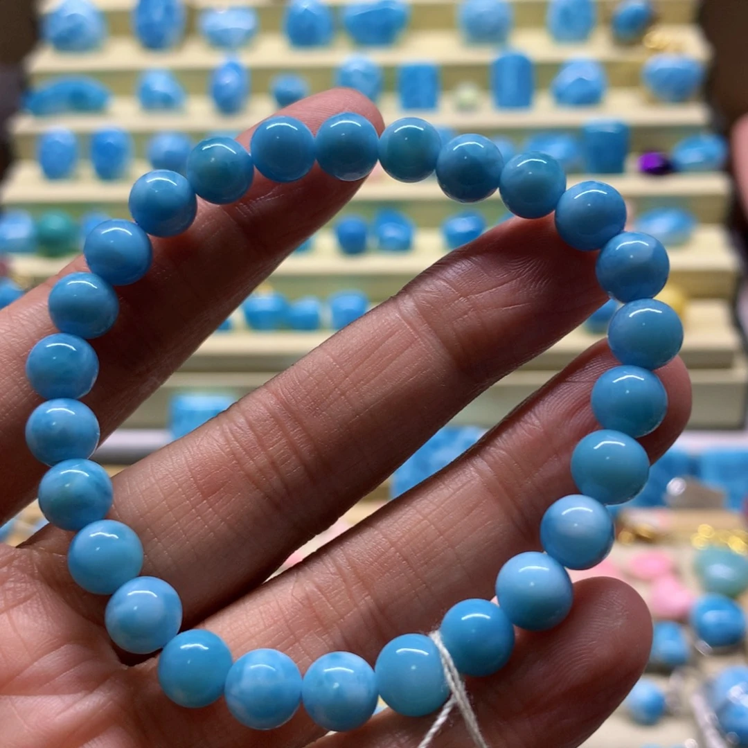 未镶嵌针钠钙石（海纹石）珠宝半成品