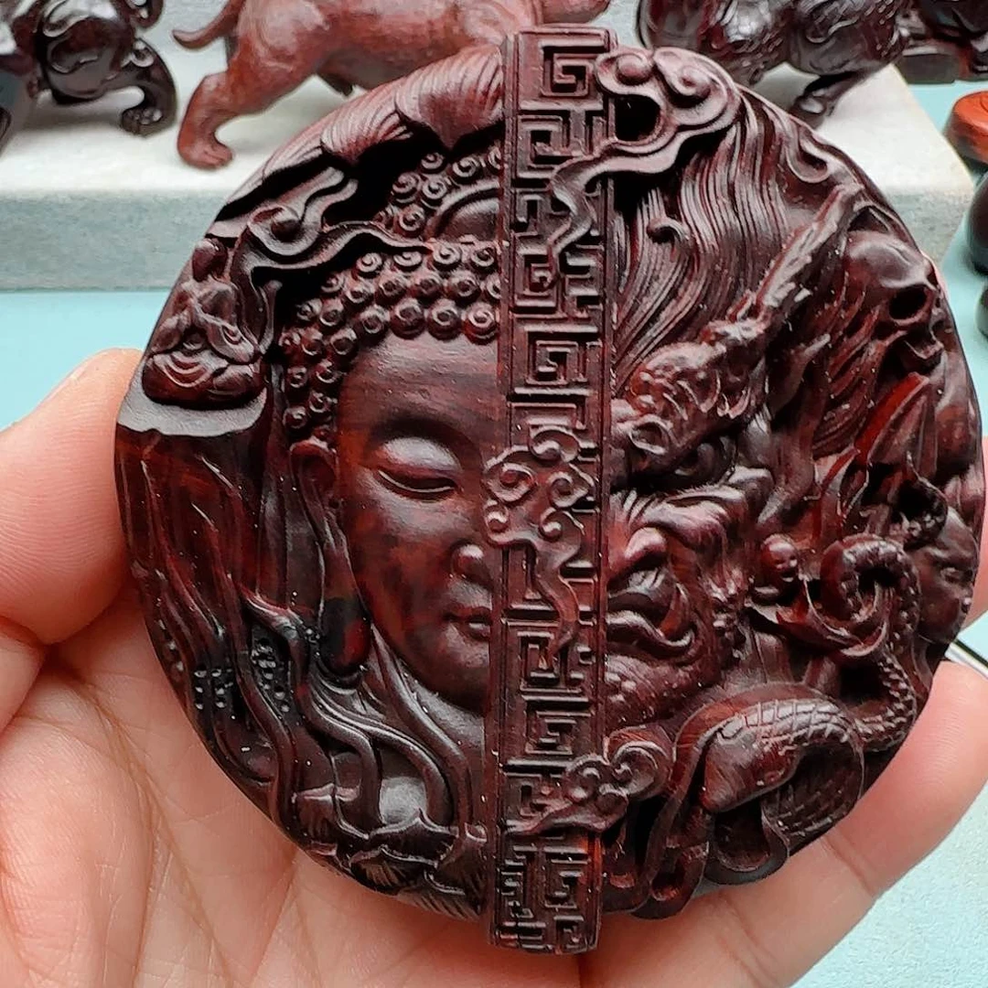 小叶紫檀把件一念之间
