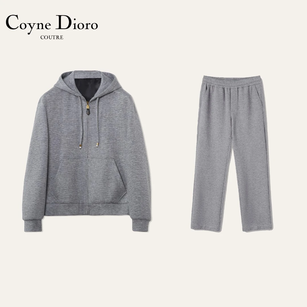 2025新款上新连帽款男士套装经典百搭时尚简约MD11269