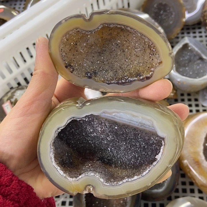 水晶珠宝半成品未镶嵌聚宝盆