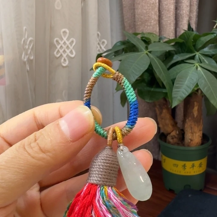 翡翠未镶嵌颈饰钥匙扣7