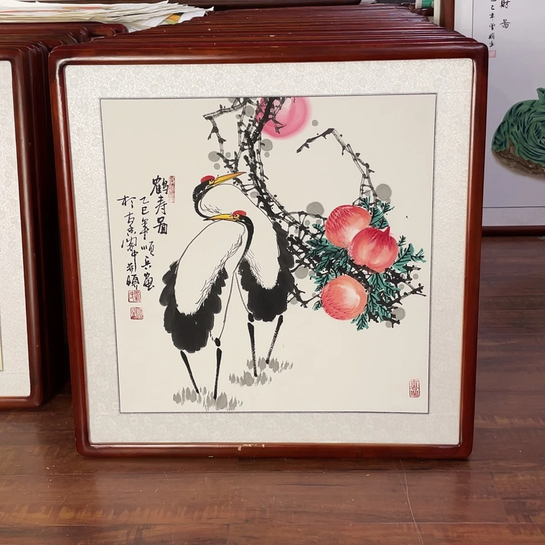 国画带框尺寸63*63厘米