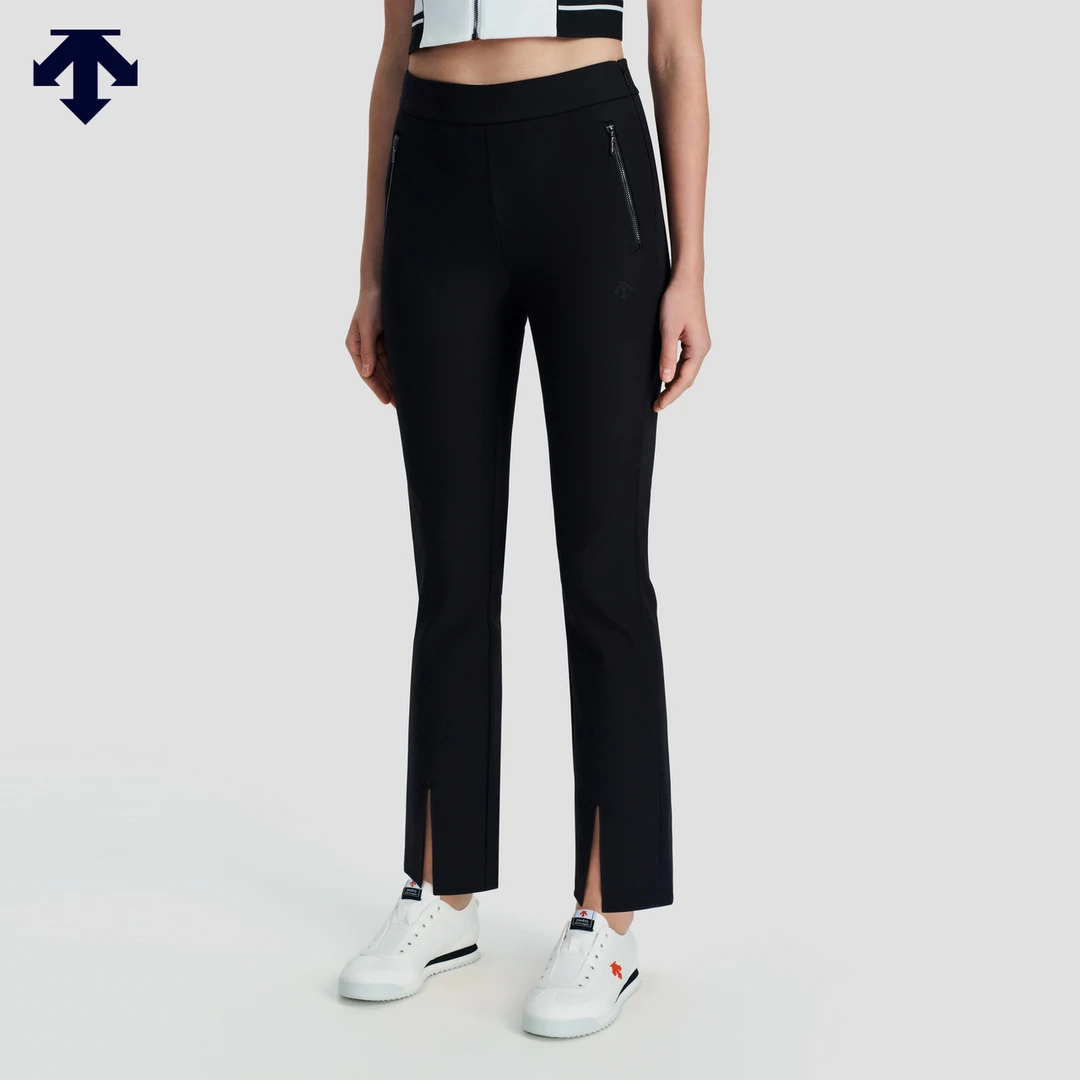 DESCENTE迪桑特WOMEN’S STUDIO女士梭织运动微喇长裤新D5132GPT30