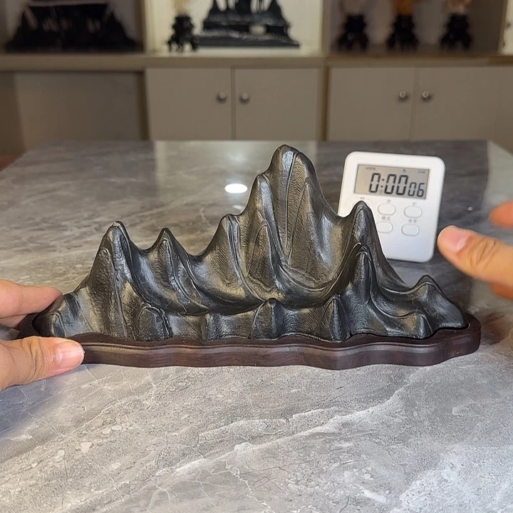 邓***）奇石茶宠鱼缸文房摆件