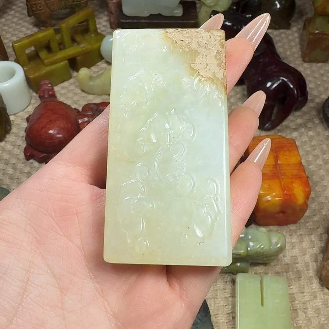 白玉菩提吊坠挂件