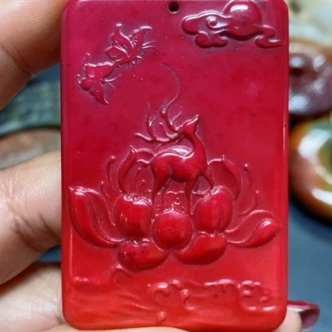紫金钵盂菩提吊坠