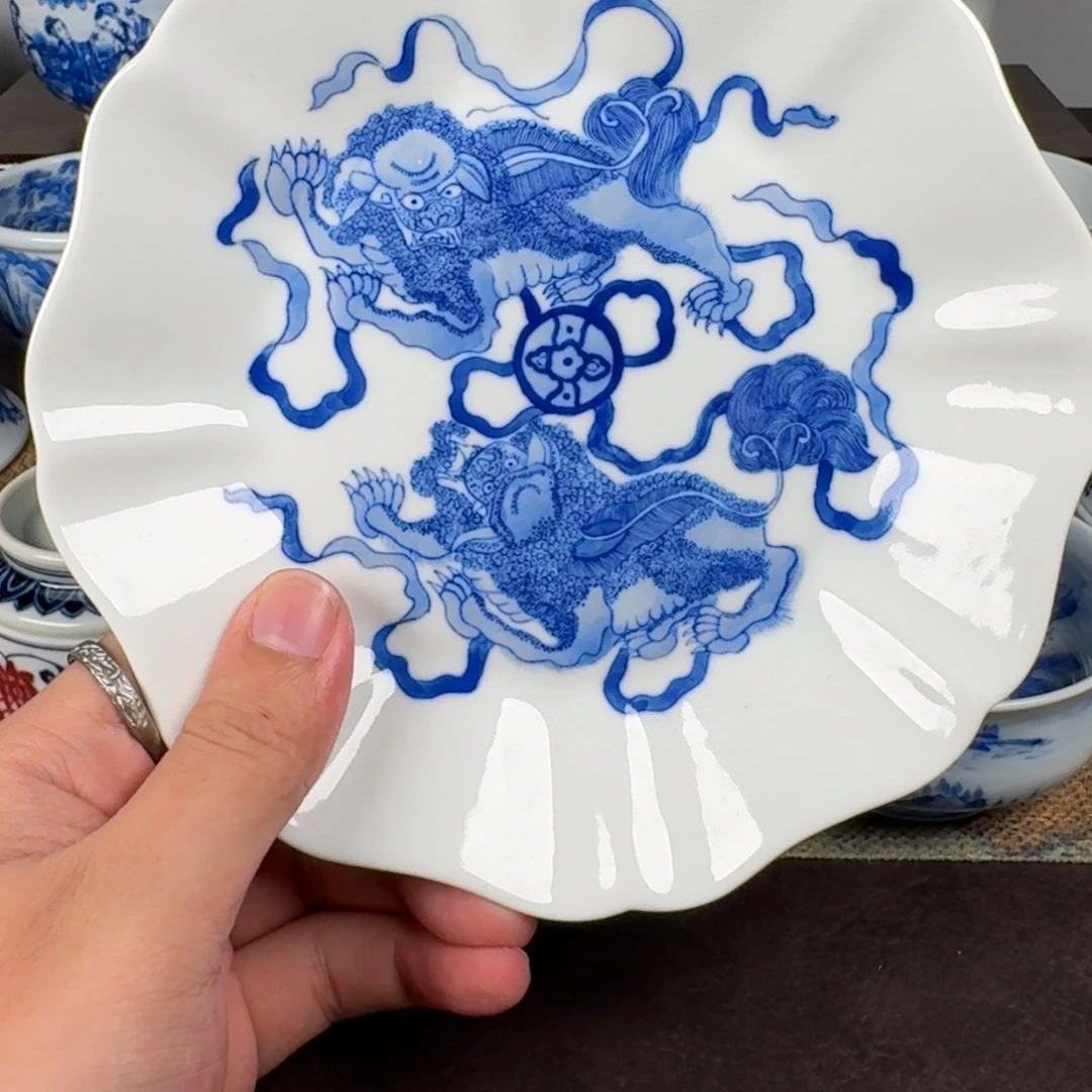 现代手工手绘茶器微瑕