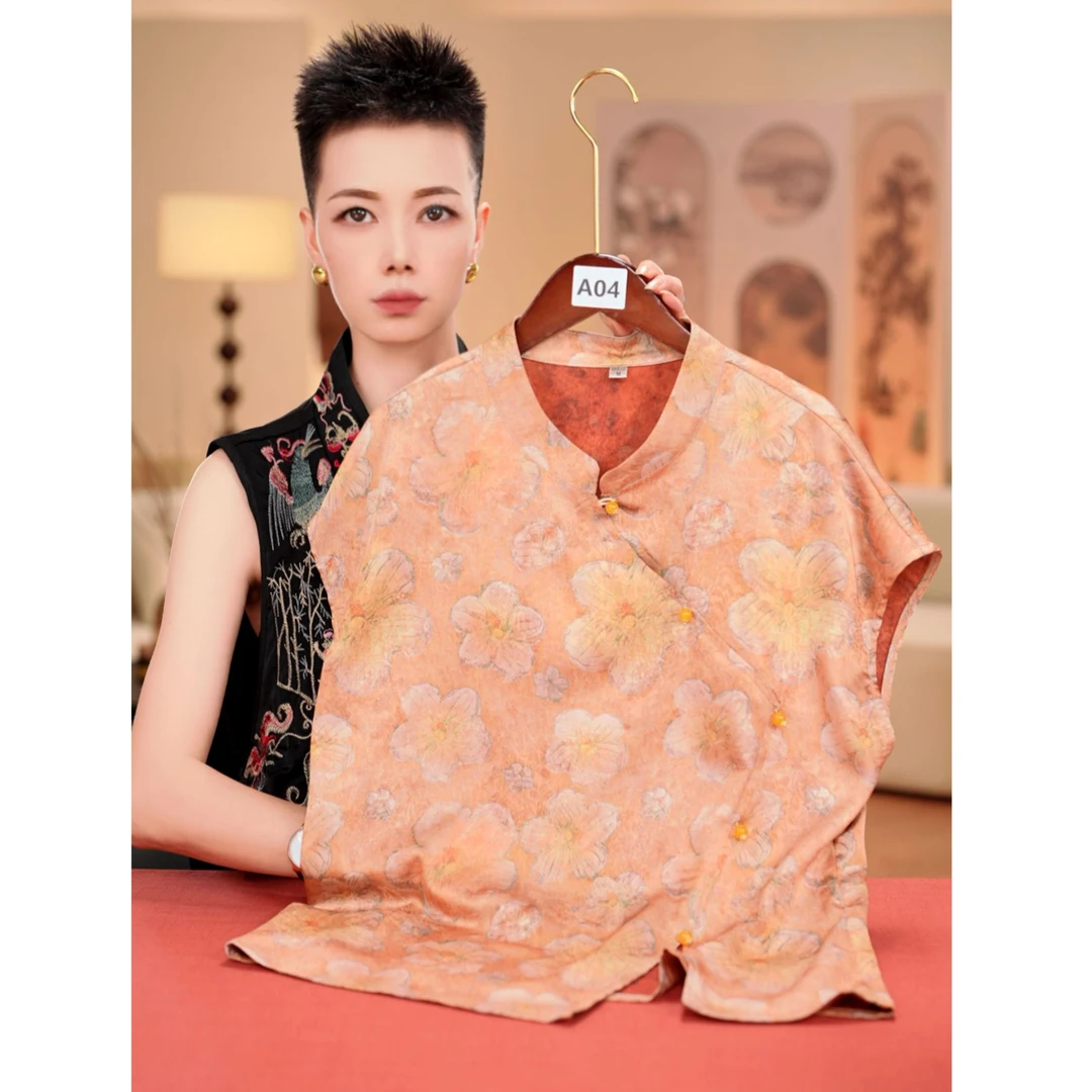 【编号：A04】夏季女士新中式国风小衫【先选编号，再选尺码】