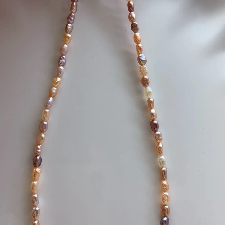 淡水珍珠银S925镶嵌颈饰