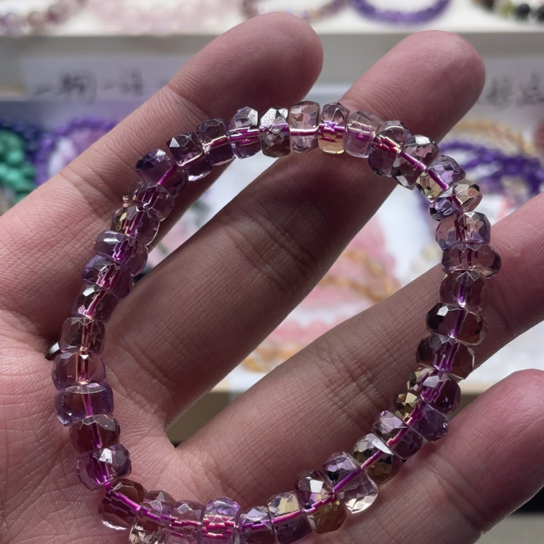 水晶手串未镶嵌紫黄晶随行手串