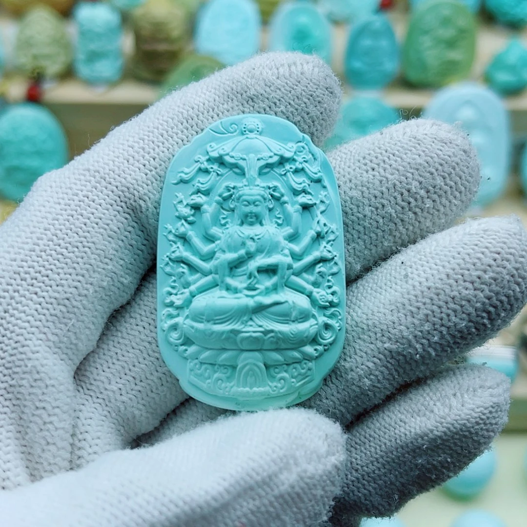 绿松石未镶嵌珠宝奇石