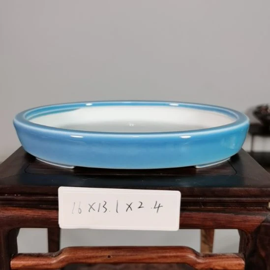 手工手绘釉盆大徳堂