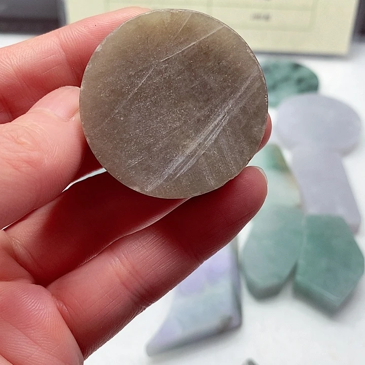 翡翠未镶嵌颈饰缅甸翡翠A货边角