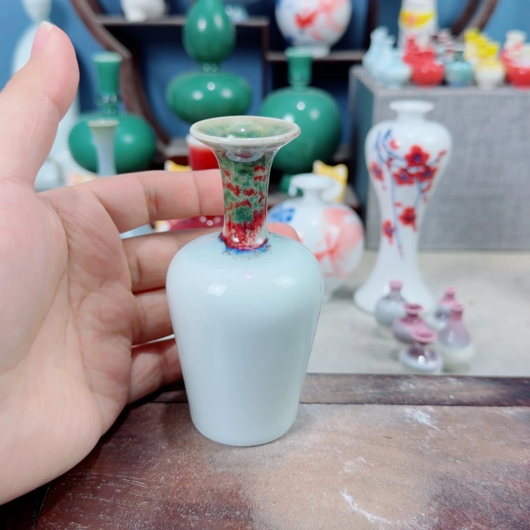陶瓷手工小花器摆件