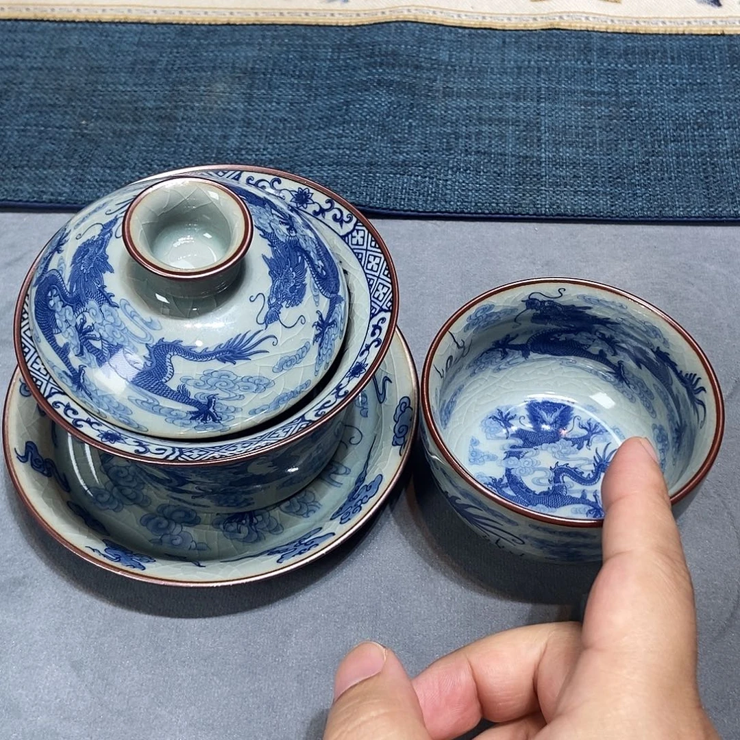 陶简装家用陶瓷茶具