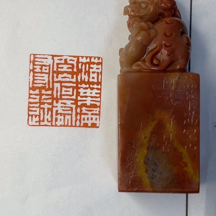 N***n老挝石印石落叶满空山，何处寻行迹