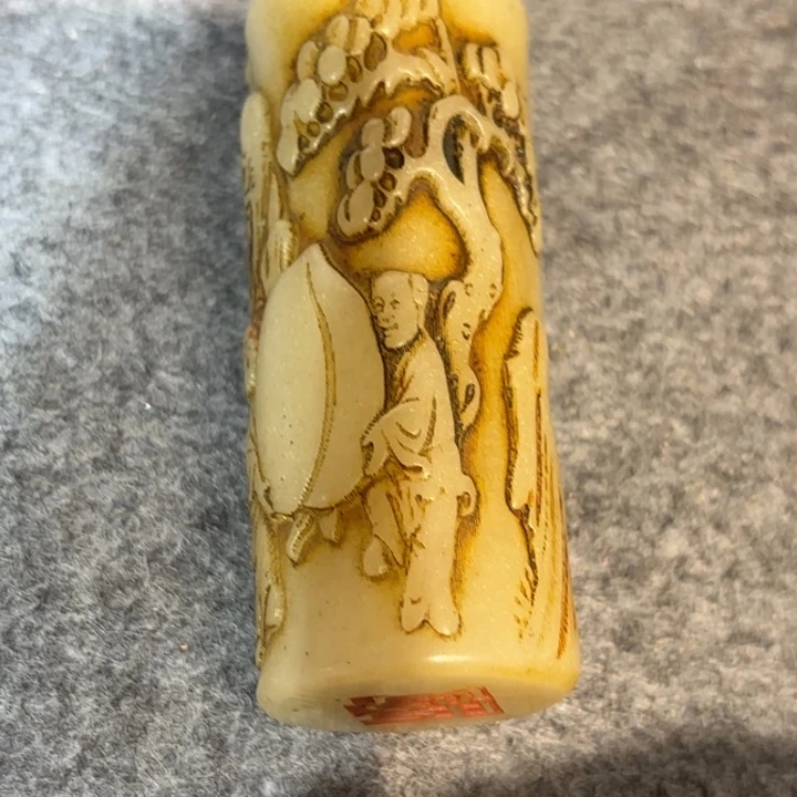 我***了石材寿山石鼻烟壶一个