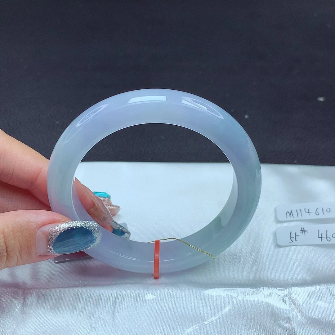 未镶嵌手镯翡翠55圈610