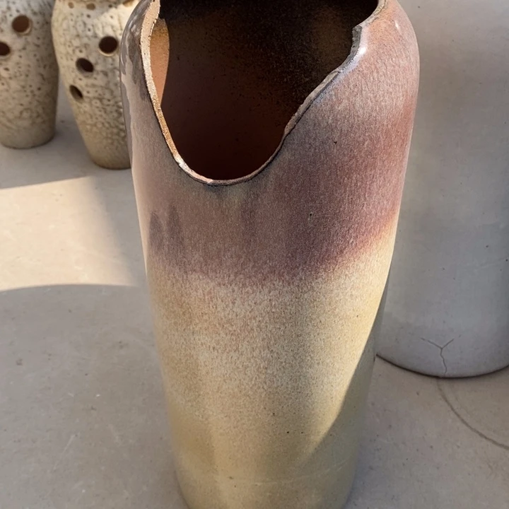 紫砂花盆0213瑕——101瑕