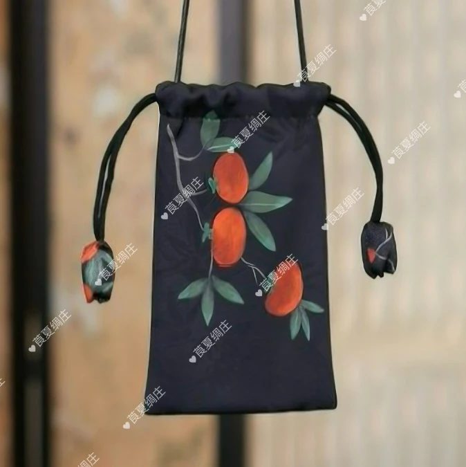 【抽绳手机包】香云新款抽绳大手机包斜挎单肩