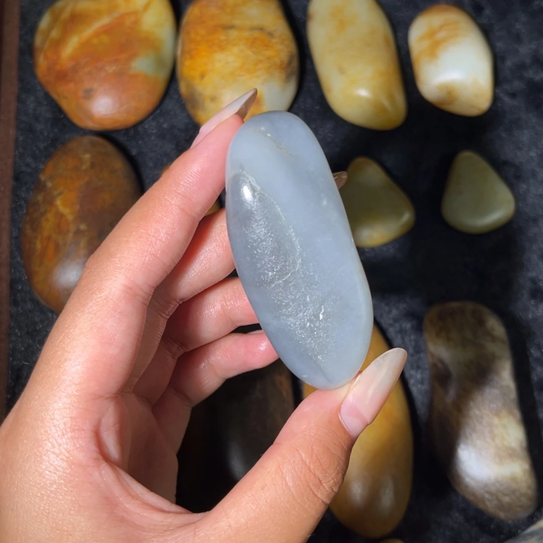 和田玉未镶嵌挂件70