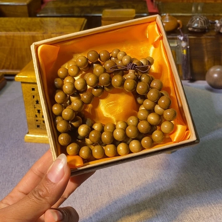 金丝楠金丝楠木小小叶1.0手串