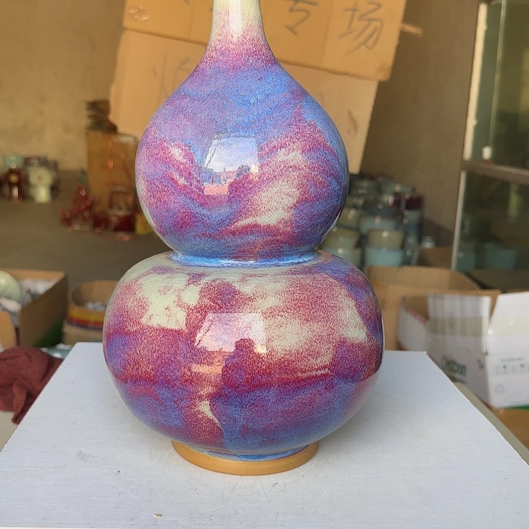 陶摆件郑家钧瓷摆件微瑕