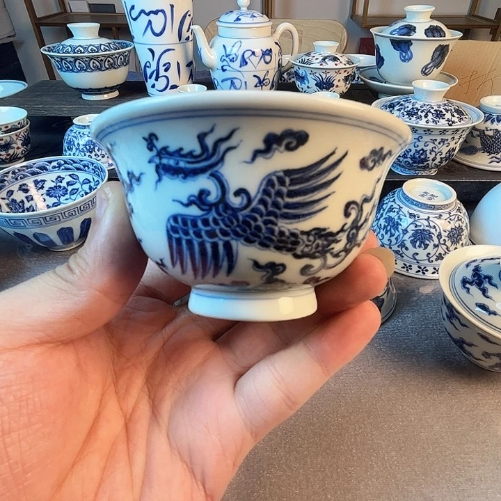 景德镇柴窑凤凰压手