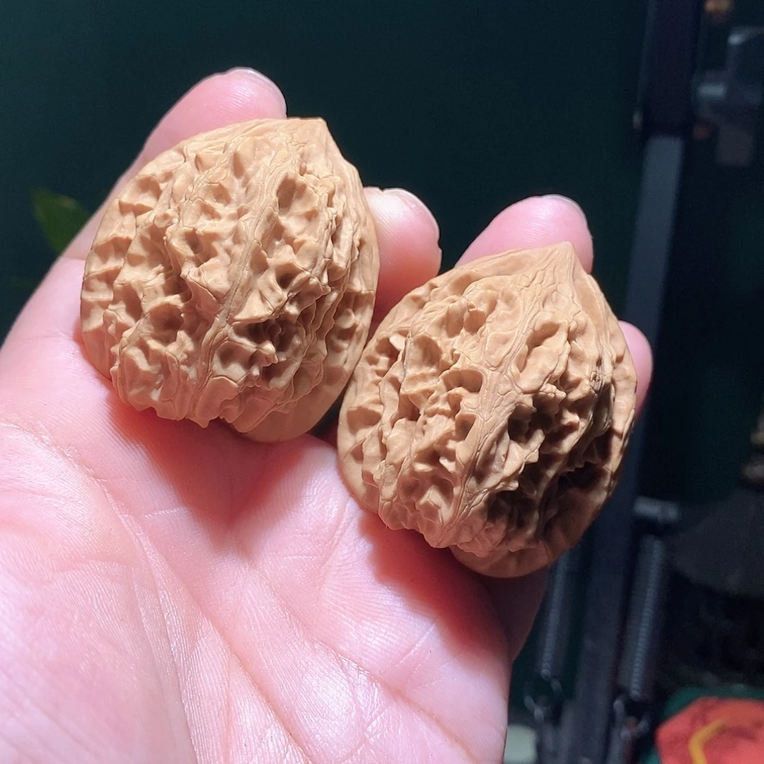 把件文玩核桃40鸡心全品