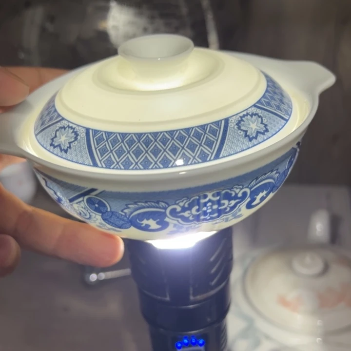 古典园林双耳糖罐