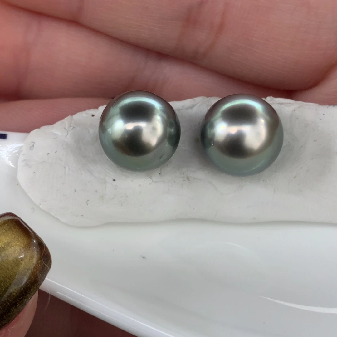 定制海水珍珠未镶嵌裸珠大溪地11-12