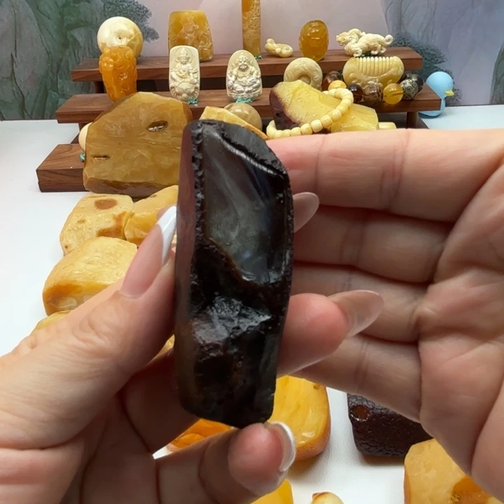 牛***来未镶嵌定制琥珀琥珀