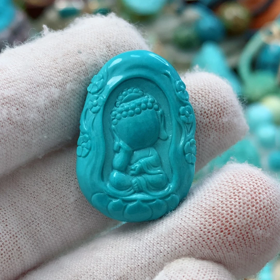 绿松石珠宝奇石未镶嵌