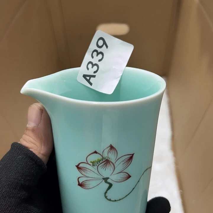 瓷片茶摆件工艺品摆件666